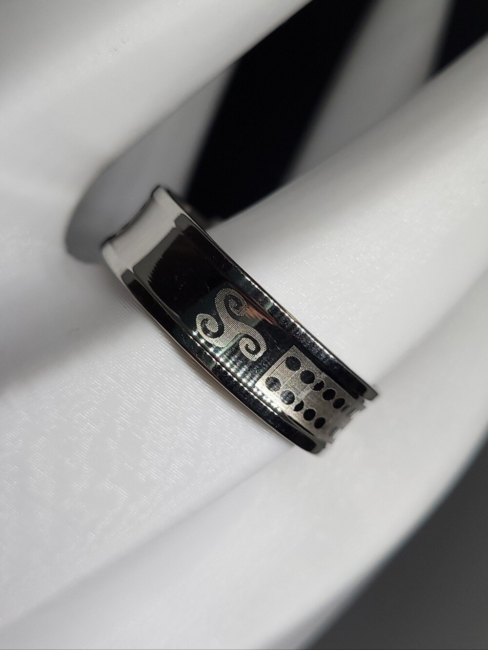 $1 | 12.5 | Techno-Tribal Wide Band Ring